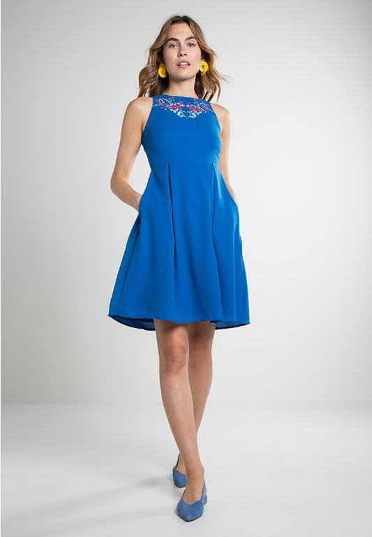 Abigail Dress Blue